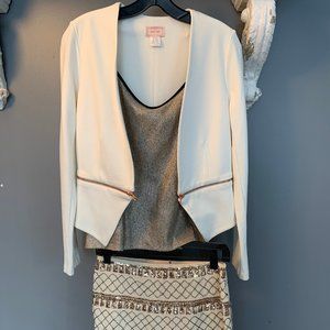 Love...ady jacket with top and skirt